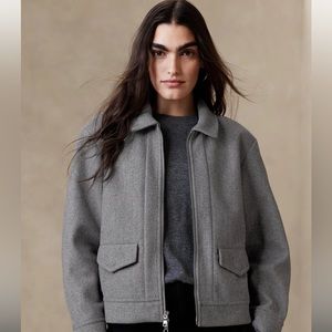 Melton volume sleeve jacket